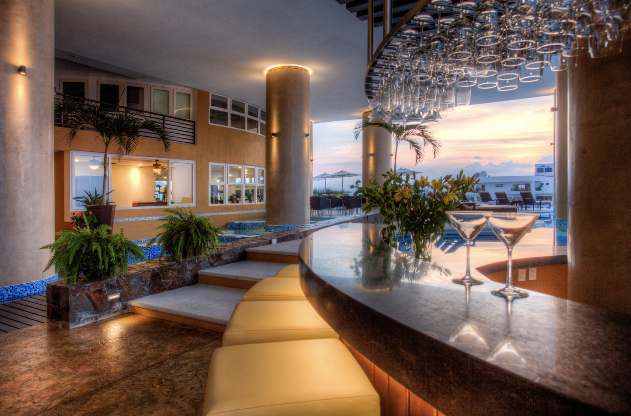 bar view